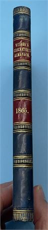 1865 Wisden Rebound without Original Covers, Scarce 2nd Edn