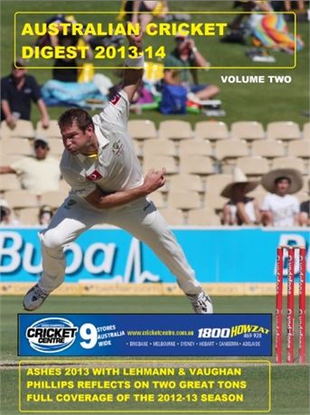 Australian Cricket Digest Vol 2, 2013-4, Free P&P from Aus