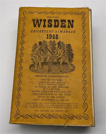 1948 Original Linen Wisden.