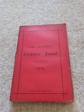 1873 James Lillywhite's Cricketers' Annual
