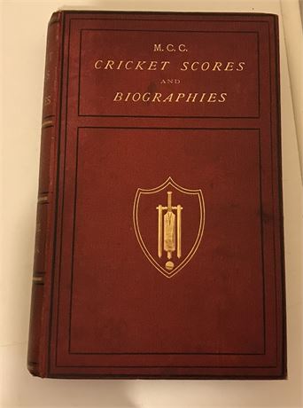 MCC Cricket Scores & Biographies - Vol 8