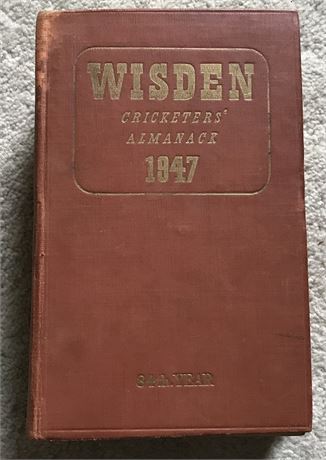 1947 Wisden - Original Hardback