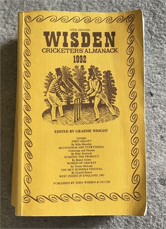 1992 Linen Cloth Wisden (Softback)
