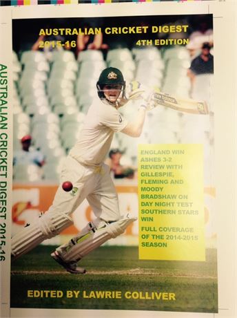 Australian Cricket Digest - Volume 4 -2015-16 - Free P&P
