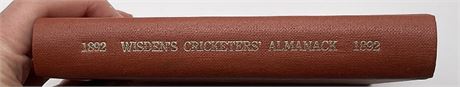 1892 Wisden Rebind - Perfect for Strategy1 Collectors.