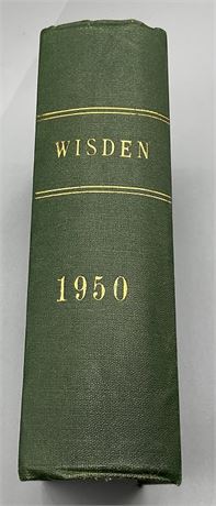 1950 Wisden - Rebind without Covers.