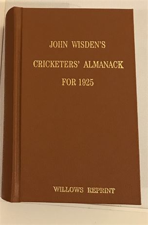 1925 Willows Reprint (Tan Binding)