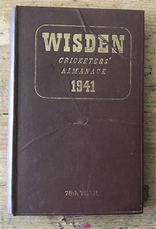 1941 Wisden - Original Hardback