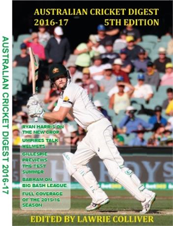 Australian Cricket Digest Vol 5, 2016-7, Free P&P from Aus