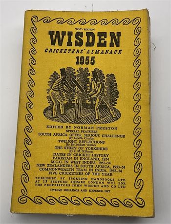 1955 Linen Cloth Wisden (Softback)