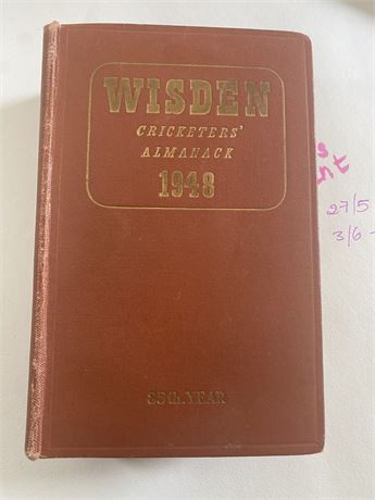 1948 Wisden - Original Hardback