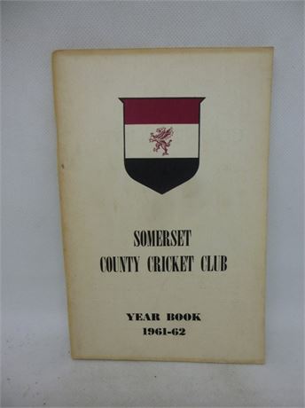 SOMERSET CCC YEAR BOOK 1962. VERY GOOD