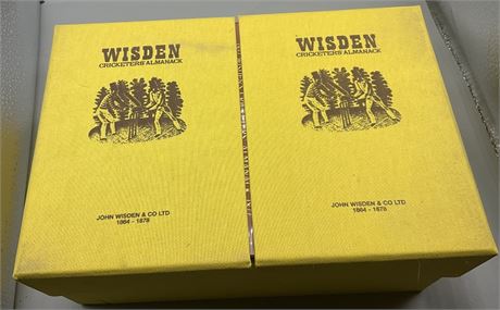 1864 to 1878 Wisden Box Set (3rd Facs Box set , 1990) #227