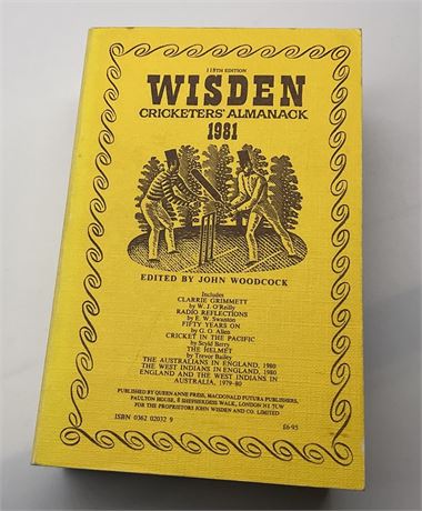 1981 Linen Cloth Wisden (Softback)