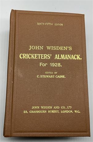 1928 Hardback Reprint - Numbered 402 of 500