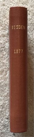 Facsimile Wisden - 1877 - Billings (1st Reprint) Rebound