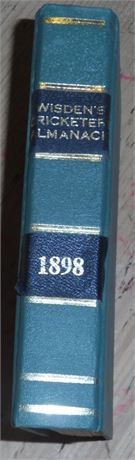 1898 Wisden Rebind without Covers - reference only