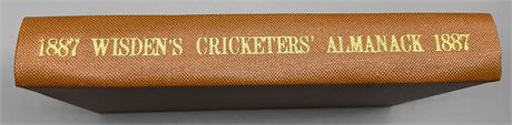 1887 Wisden - Rebound with Covers - Similar to Willows Boards