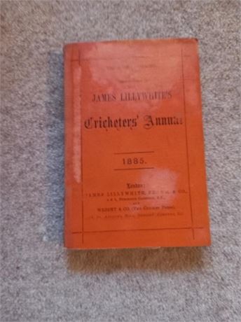 1885 James Lillywhite's Cricketers' Annual