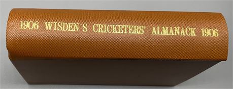 1906 Wisden - Rebound with Covers - Similar to Willows Boards