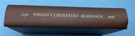1898 Wisden Rebind with Front Cover - Strategy 1