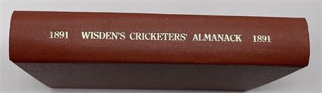 1891 Wisden Rebind - Perfect for Strategy1 Collectors.
