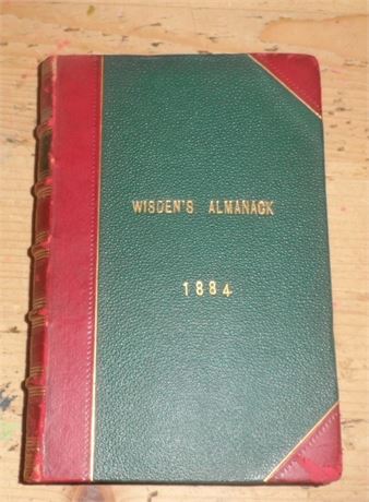 1884 Wisden Rebind without Covers - See Video!