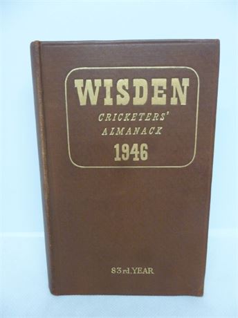 1946 Wisden H/b ALMOST FINE condition