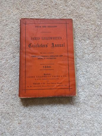 1888 James Lillywhite's Cricketers' Annual