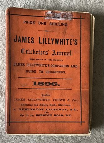 Lillywhite Annual for 1896