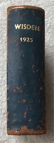 1925 Wisden Rebind with Rear Cover - Strategy 1