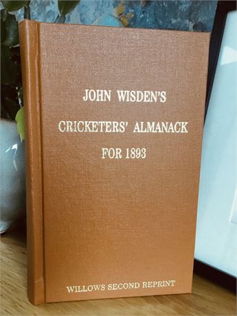 1893 Willows second reprint limited edition. Number 44 of 250.