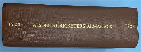 1923 Wisden Rebind with Covers - Strategy 1