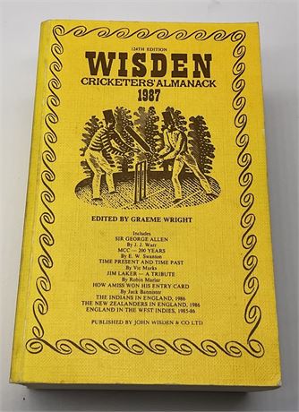 1987 Linen Cloth Wisden