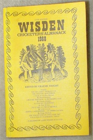1988 Linen Cloth Wisden (Softback)