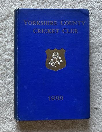 Yorkshire County Cricket Club - 1933 - Handbook