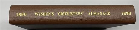 1890 Wisden Rebind without Covers & Ads - VG Condition