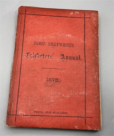 Lillywhite Annual for 1873 - 2nd Edition.