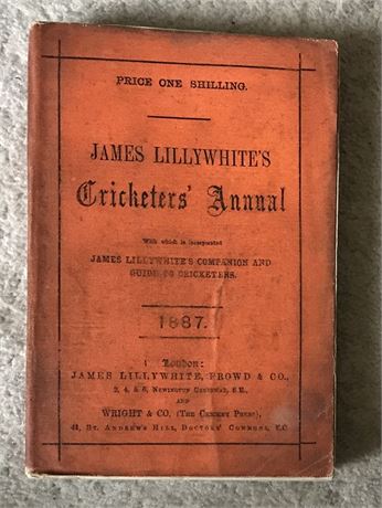 Lillywhite Annual for 1887