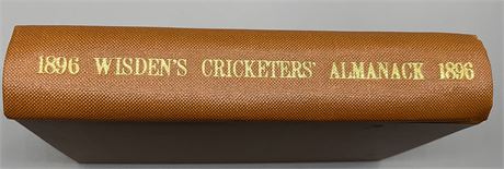 1896 Wisden - Rebound with Covers - Similar to Willows Boards