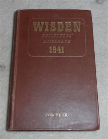 1941 Wisden : Original Hardback - 25% OFF!