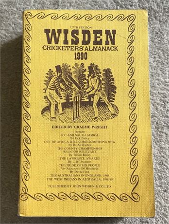 1990 Linen Cloth Wisden (Softback)