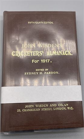 1917 Hardback Reprint - Numbered 16 of 100 - Unopened
