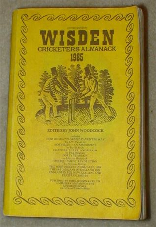 1985 Linen Cloth Wisden - Reference Only