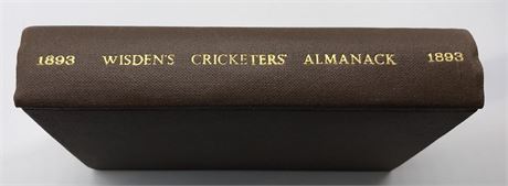 1893 Wisden Rebound with both Covers.