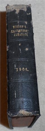 1906 Wisden Rebound without Covers