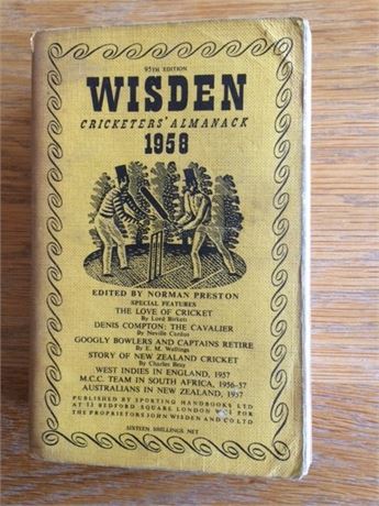 1958 Linen Cloth Wisden (softback)