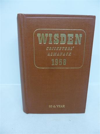 1958 Wisden H/b FINE condition
