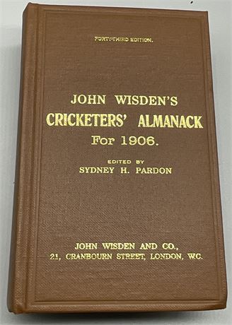 1906 Hardback Reprint - Numbered 438 of 500
