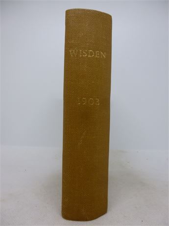1903 Wisden Rebound WITHOUT  wrappers NEAR  VERY GOOD  condition